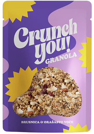 Brusnica & Orašasti granola